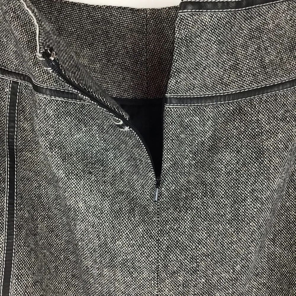 Michael Kors Black Tweed Pencil Skirt l 4